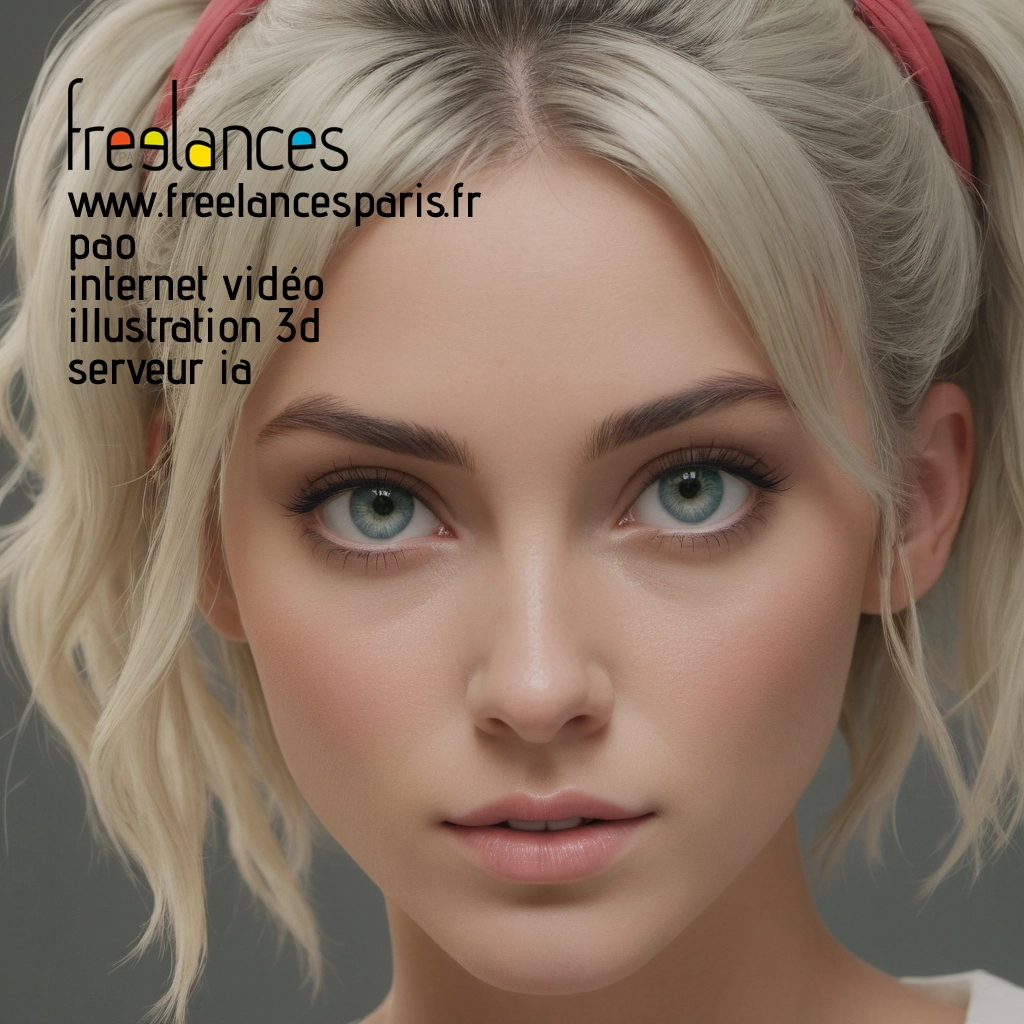 Pao mise en page internet vidéo illustration 3d serveur IA générative AI freelance paris studio de création magazines 8l5aufw0